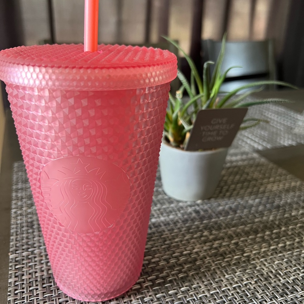 *N E W*  STARBUCKS Pink Lemonade (Grande) Jelly Studded Tumbler